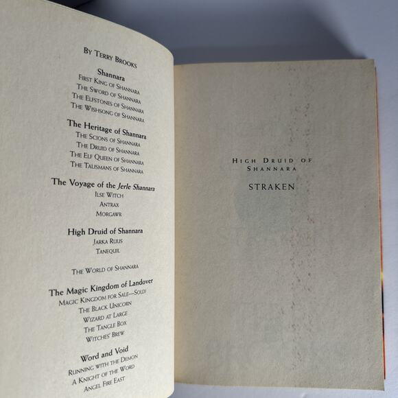 High Druid of Shannara Ser.: Straken by Terry Brooks (2005, Hardcover) - Picture 8 of 10